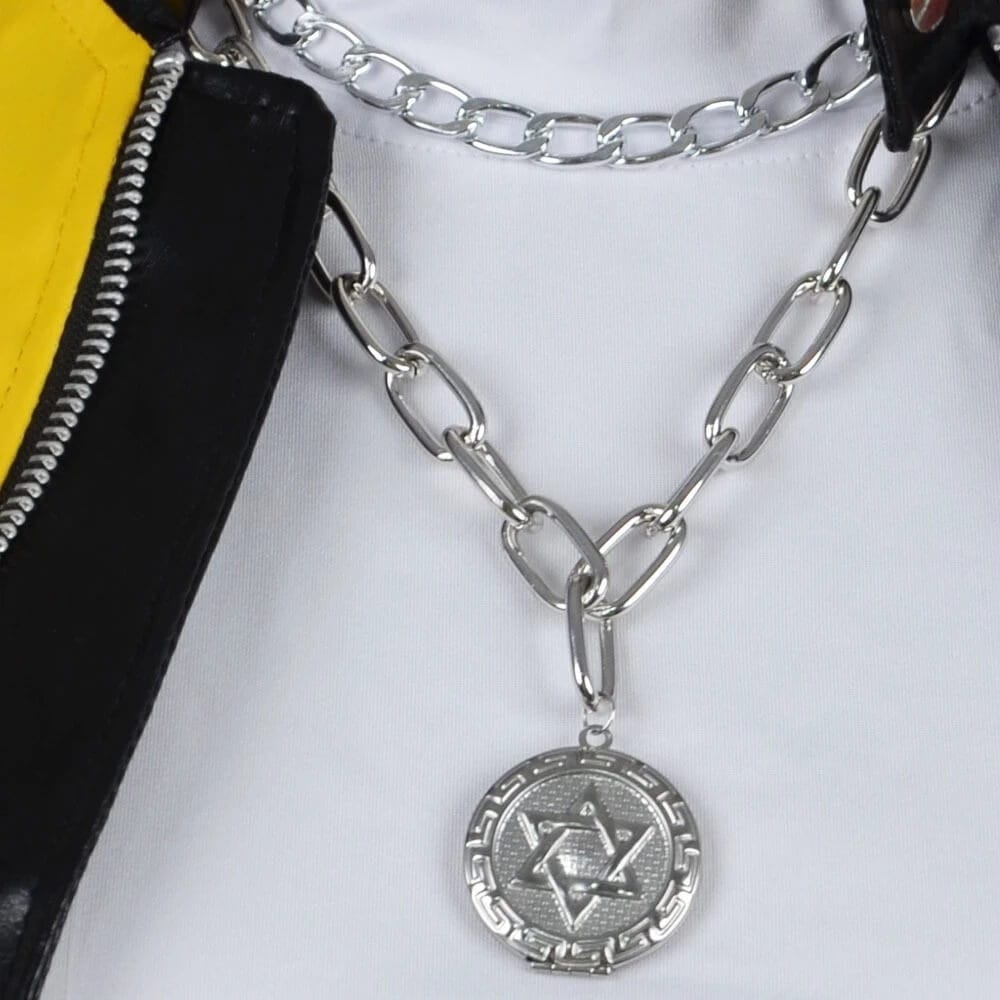 KPop Demon Hunters Rumi Cosplay Costume with Necklace