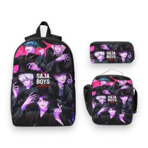 KPop Demon Hunters Saja Boys Backpack Set