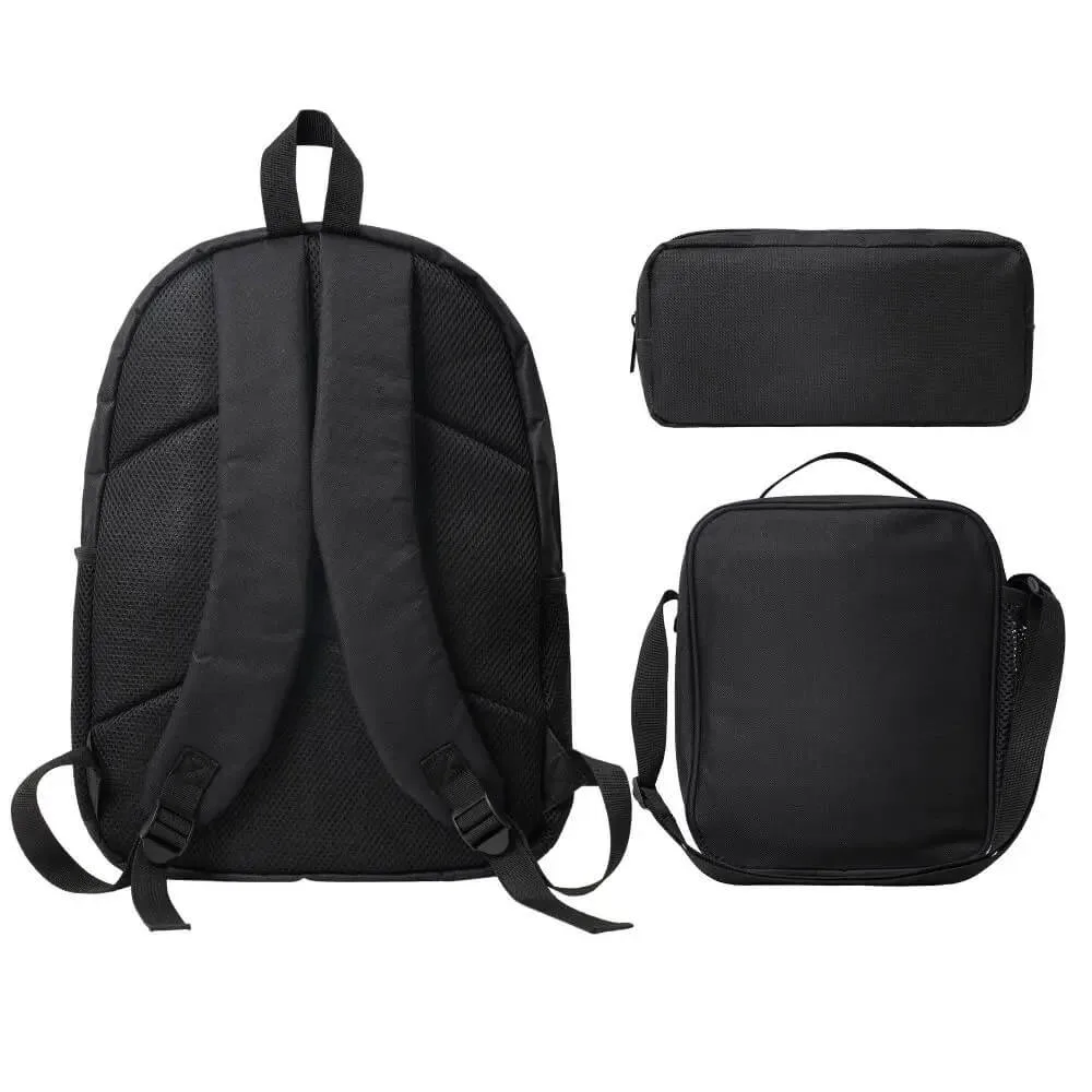 KPop Demon Hunters Saja Boys Backpack Set 9 KPop Demon Hunters Saja Boys Backpack Set back view