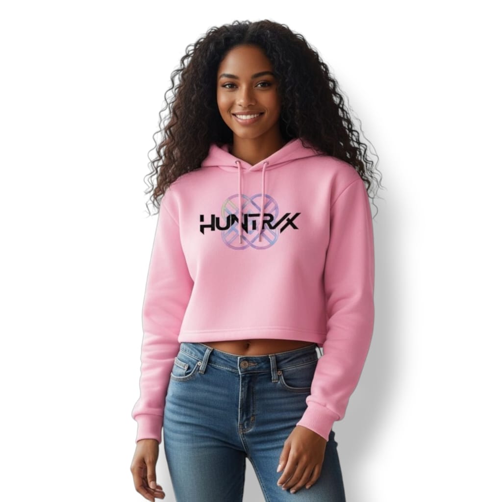 Kpop Demon Hunters Crop Top Hoodie