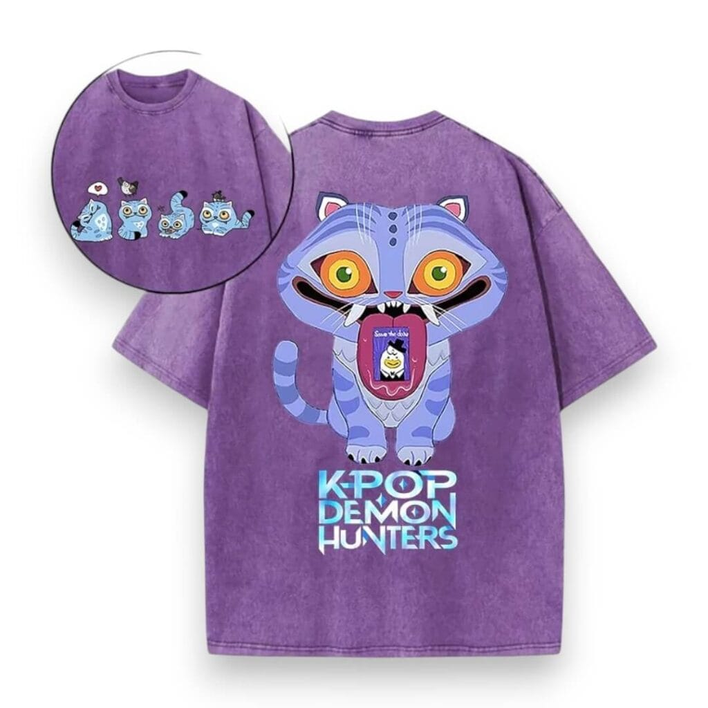 Kpop Demon Hunters Derpy Tiger Shirt