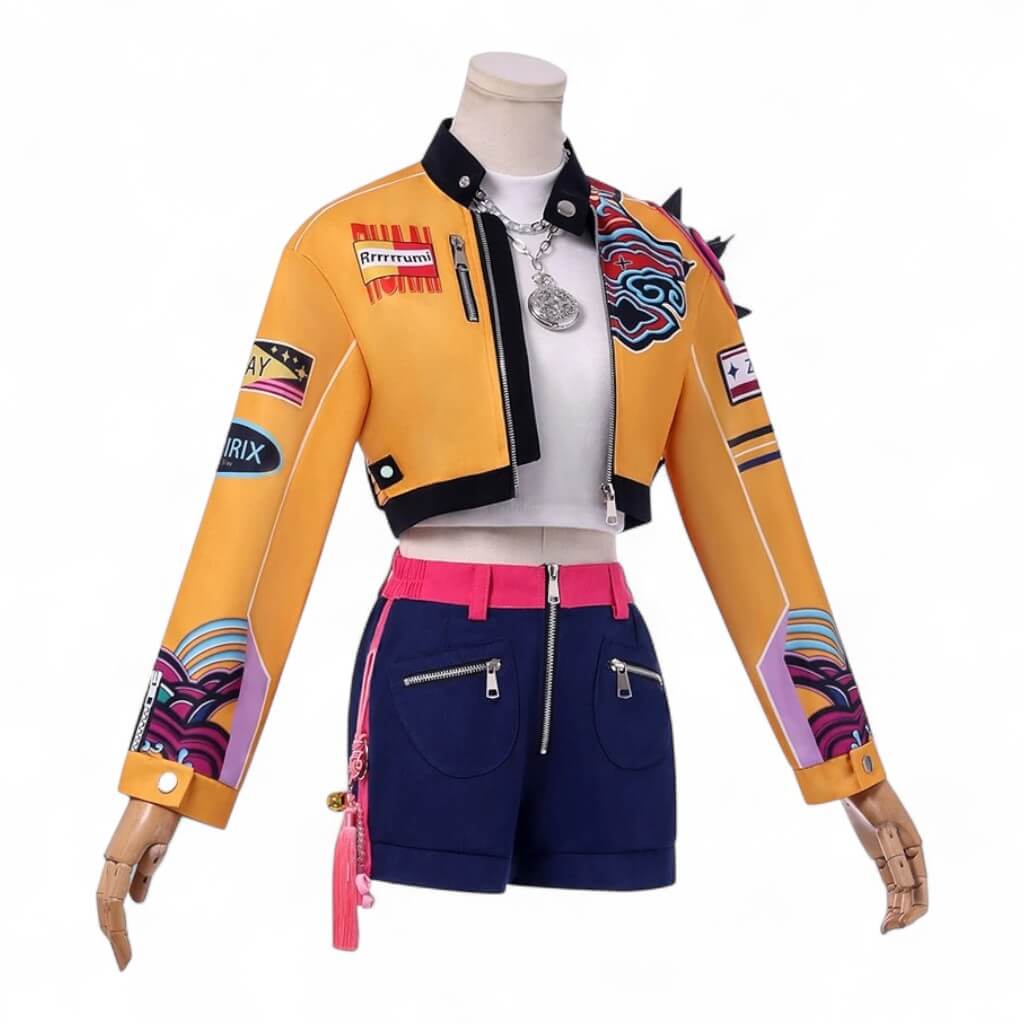 KPop Demon Hunters Rumi Cosplay Outfit for Adults 3 Rumi cosplay outfit for adults