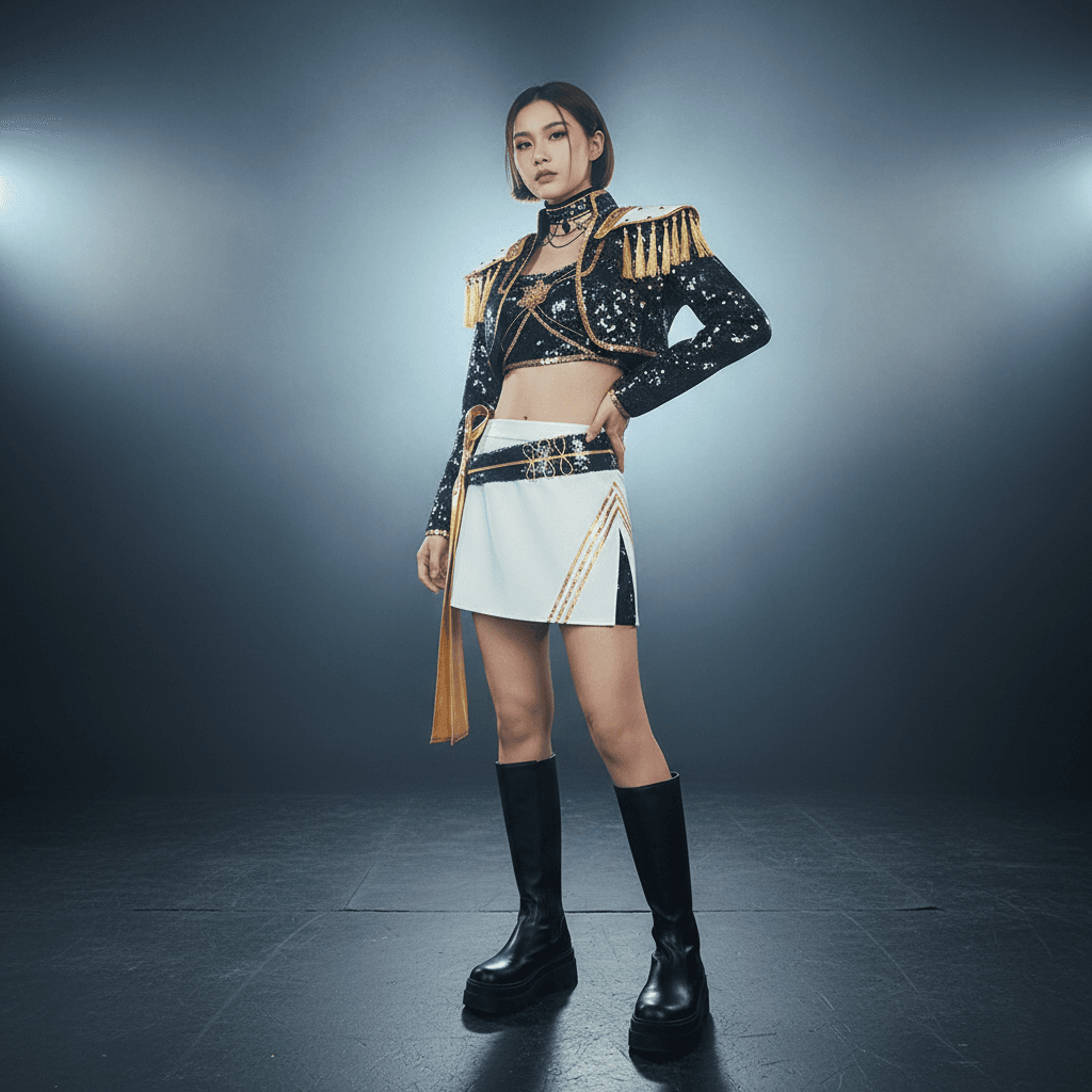 KPop Demon Hunters Mira Golden Costume - Scene