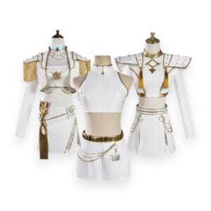 KPop Demon Hunters White Costume for Kids - Rumi, Mira & Zoey